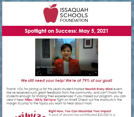 Spotlight On Success: May 5, 2021 > News & Articles > Issaquah Schools ...